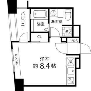 レニール本駒込【5階】の間取り