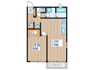 プランドール仙台東【2階】の間取り