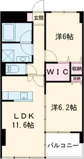 verde陽東【6階】の間取り