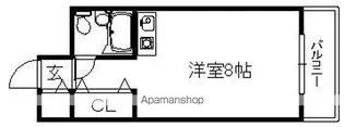 メゾンエルム【7階】の間取り