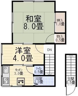 サカエコーポ【2階】の間取り
