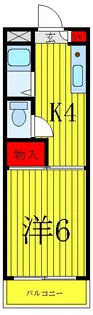 サンライト小石川【1階】の間取り