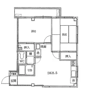 Eight Building II【3階】の間取り