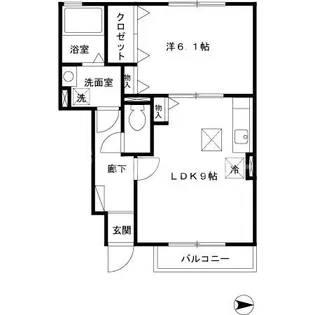 パークヒルズ【1階】の間取り
