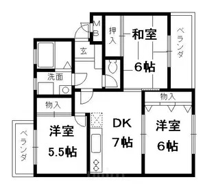 カーサNAKAMURA【1階】の間取り