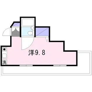 エムアイビル【4階】の間取り