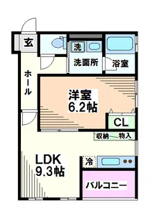 フェリーチェタケダ【1階】の間取り
