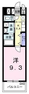 グランコリーヌK【2階】の間取り