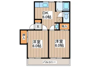 ハイツM【1階】の間取り