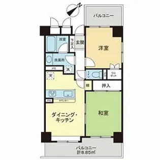 藤和相武台コープ2【4階】の間取り