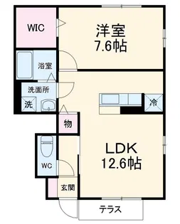 SIESTA GARDEN【1階】の間取り