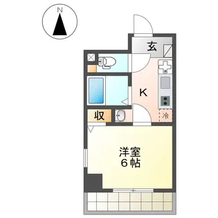シエラ大曽根【5階】の間取り