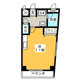 プリミエールKII【1階】の間取り