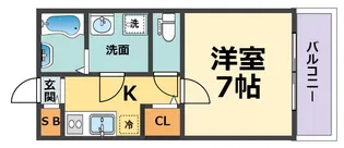 A-style武庫川(エースタイルムコガワ)【1階】の間取り