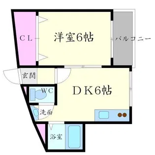 ノアーズアーク千里山田【3階】の間取り