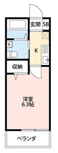 サニーウェル西台【1階】の間取り