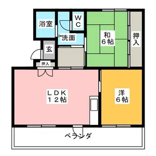 マーベラス愛西 B【3階】の間取り