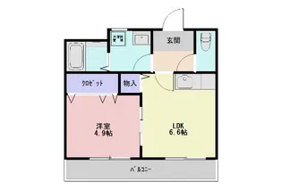 Mアイランド【3階】の間取り