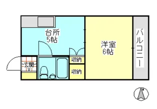 ラ・ネージュ上越II【1階】の間取り
