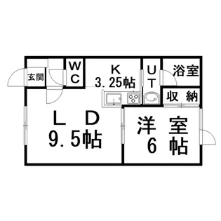 YMA鳥取北【1階】の間取り