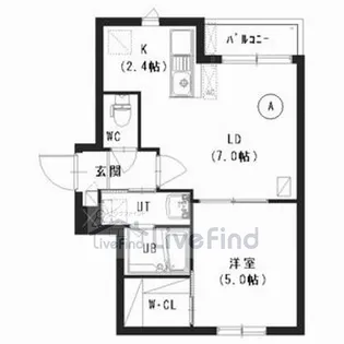 ル・ファール 南平岸【5階】の間取り