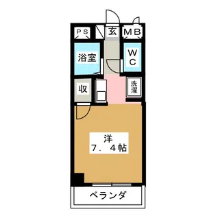 シャルマン千種【2階】の間取り