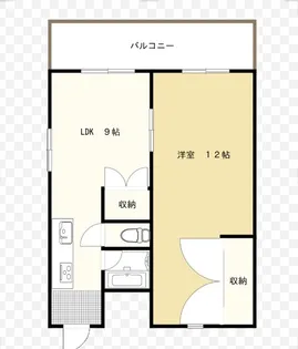 高知県高知市河ノ瀬町【マンション】の間取り
