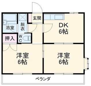 トレンディハイツ【2階】の間取り