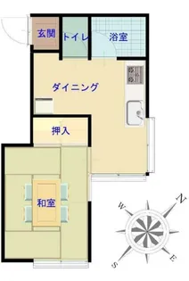 東京都板橋区成増4【アパート】の間取り