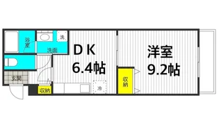 アルミュール桜ヶ丘 I番館【1階】の間取り