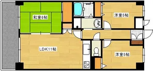 コンツェルトパーク古江【7階】の間取り