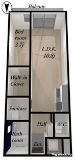 山形県山形市南二番町【マンション】の間取り