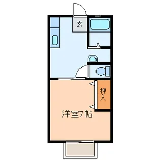 アビタシオン茂呂山I【1階】の間取り