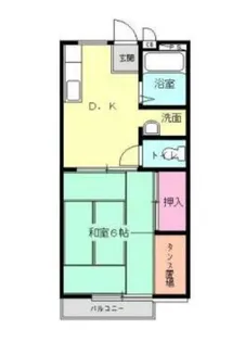 サンリバティVI【1階】の間取り