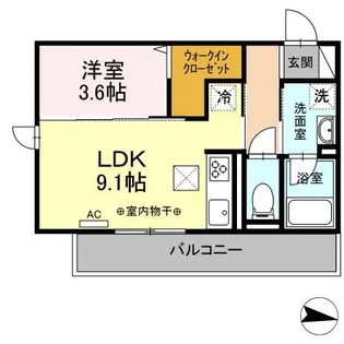 パーパス【1階】の間取り