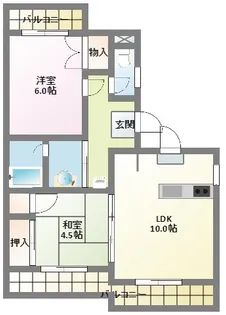 楓篁館【1階】の間取り