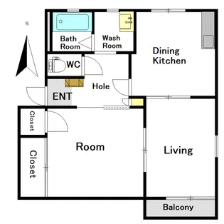 ハウスヨシダ【2階】の間取り