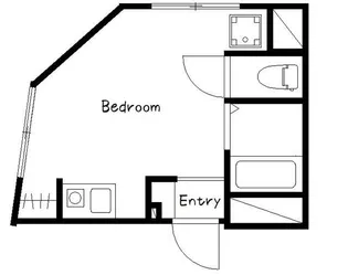 bluepalette日暮里【2階】の間取り
