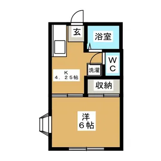 サンハイツ【1階】の間取り