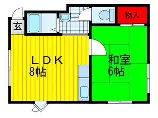ワン・ウェーブ【4階】の間取り