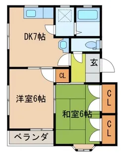 コーポピュア【1階】の間取り