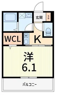 MER五番館【3階】の間取り
