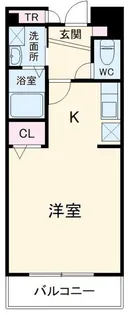 チャームテラス222 W【3階】の間取り