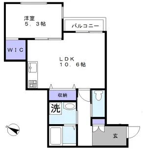 SONORA滝不動【3階】の間取り
