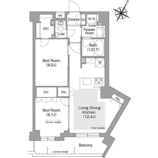 コンフォリア・リヴ文京護国寺【4階】の間取り