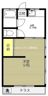 第一田中ハイツ【1階】の間取り