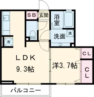 D-room Suelo【2階】の間取り
