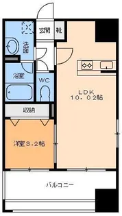 グラシアス萱町【2階】の間取り