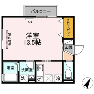 リビングタウン皆生 C棟【1階】の間取り