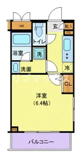 ジェノヴィア渋谷本町グリーンヴェール【5階】の間取り